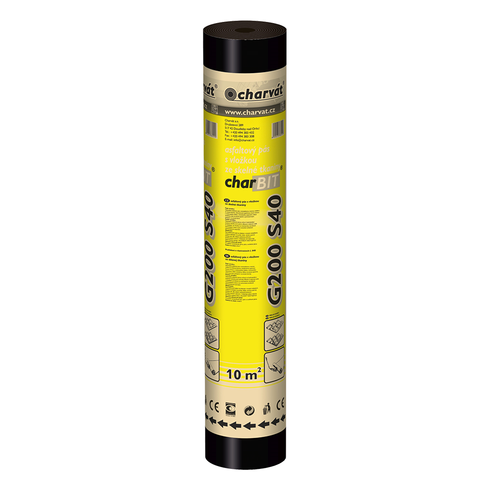 Charvát Pás asfaltový charBIT G200 S40 tl.4mm [7,5m2]