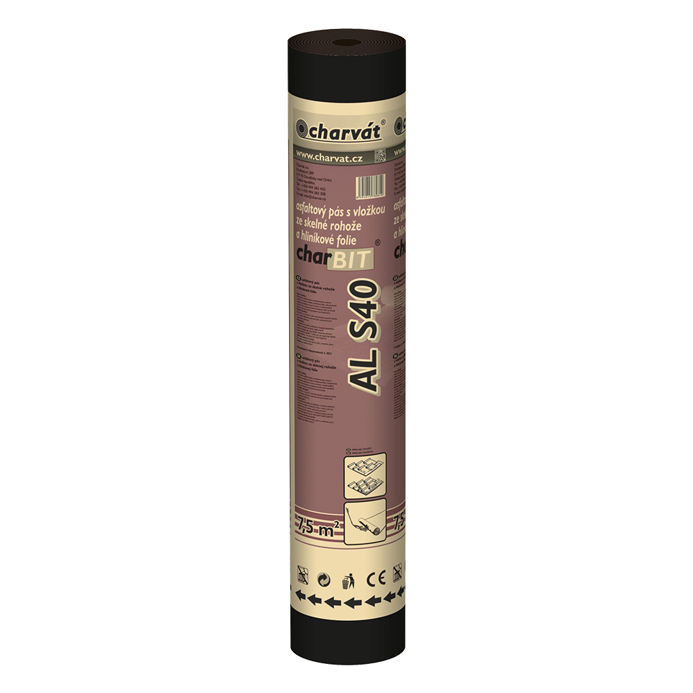 Charvát Pás asfaltový charBIT AL S40 tl.4mm [7,5m2]