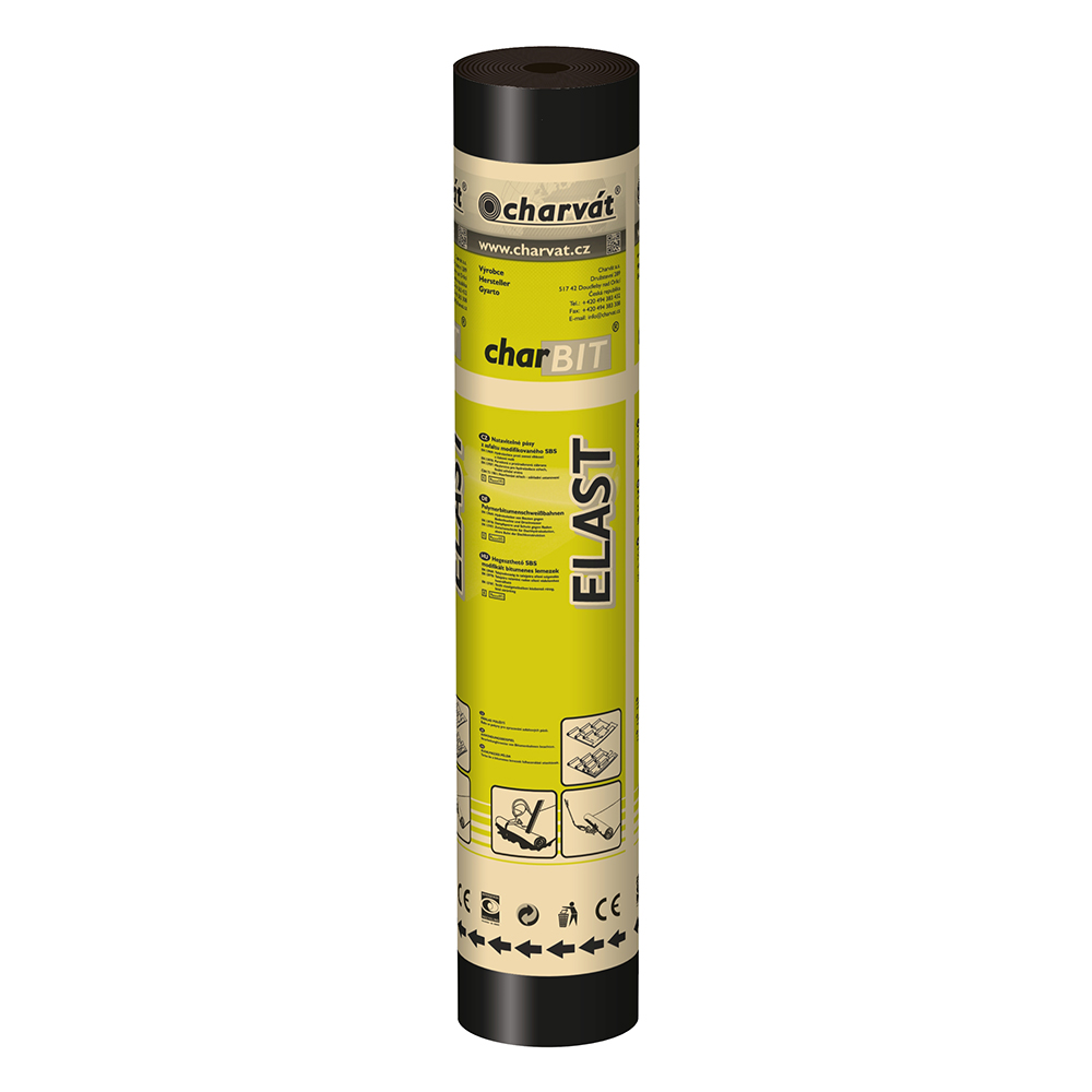 Charvát Pás asfaltový charBIT ELAST AL V S40 tl.4mm [7,5m2]