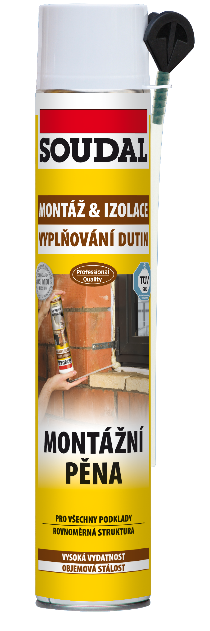 Soudal Pěna montážní trubičková 500 ml