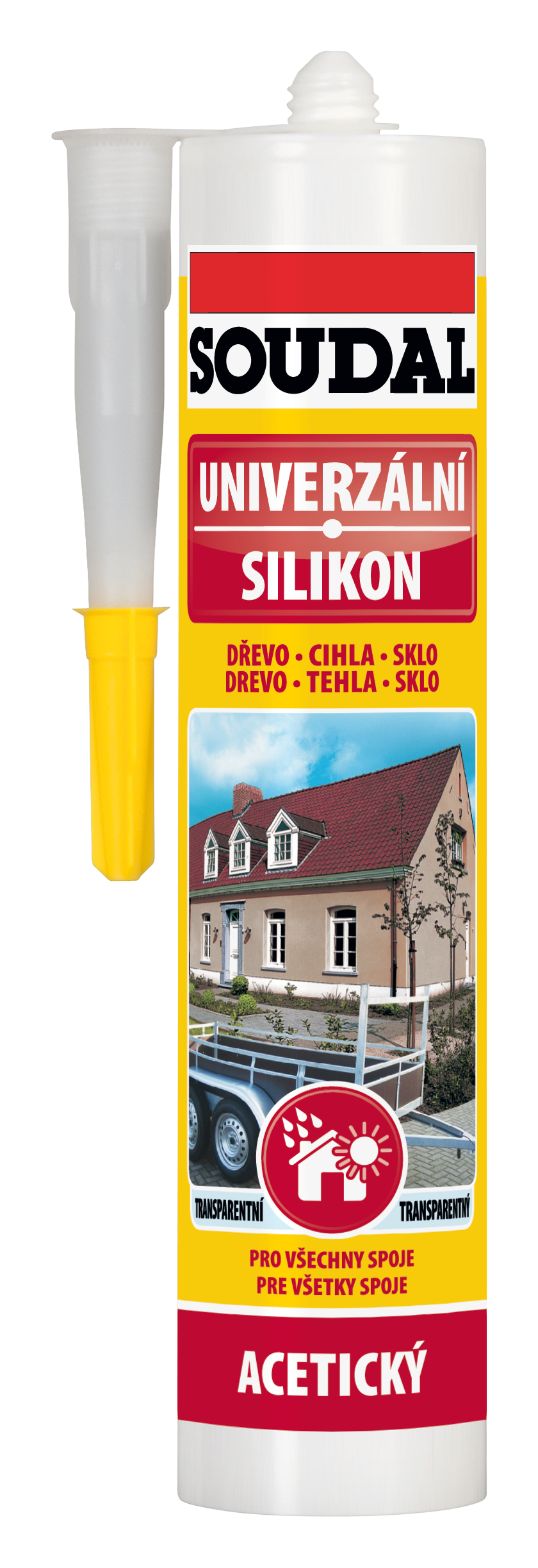 Soudal Silikon univerzální šedá 280 ml