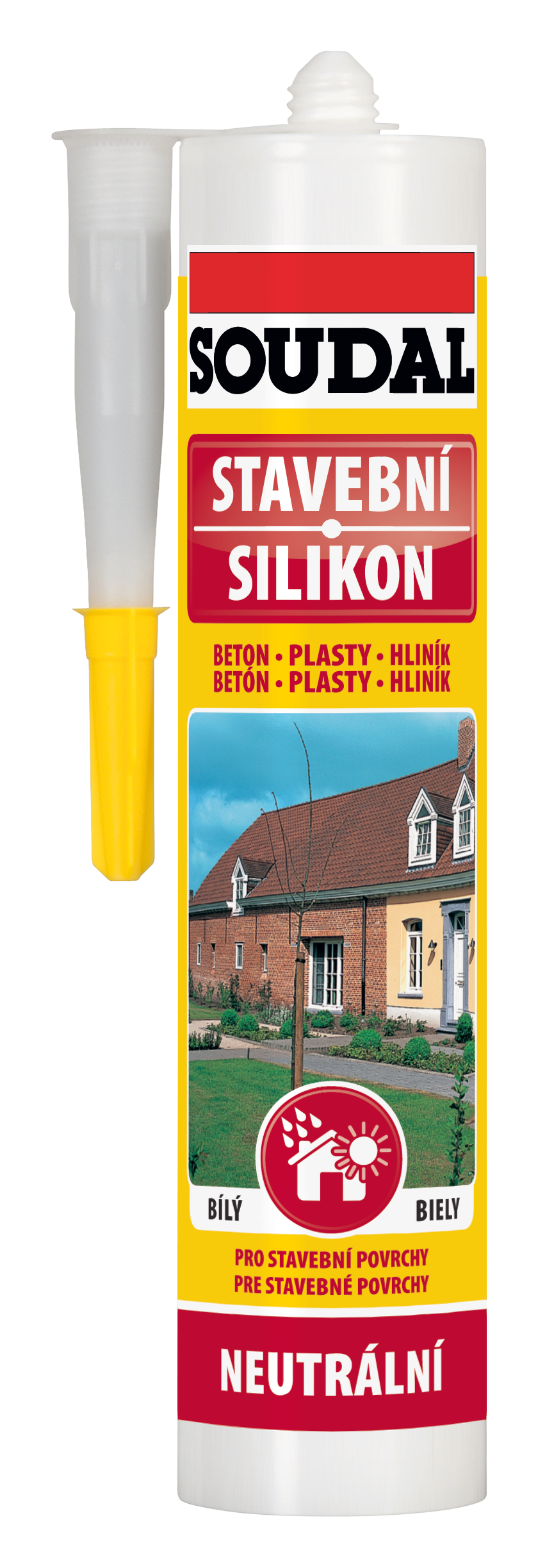 Soudal Silikon stavební šedá 300 ml