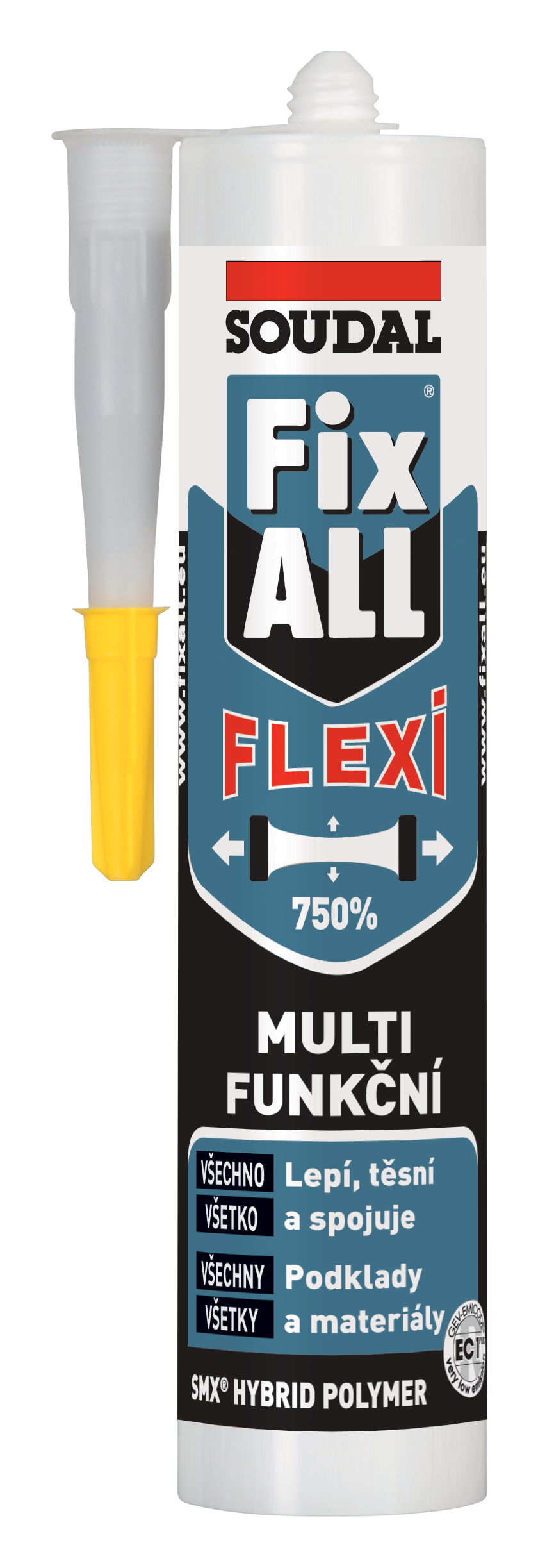 Soudal Tmel lepicí Fix All Flexi šedá 290 ml
