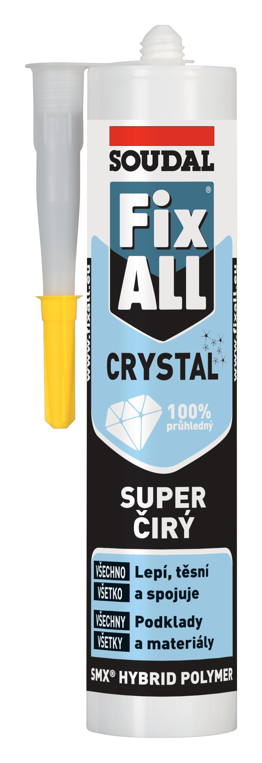 Soudal Tmel lepicí Fix All Crystal čirá 290 ml