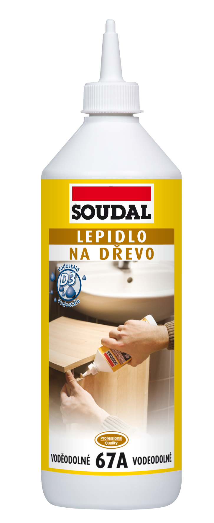 Soudal Lepidlo na dřevo 67A vodostálé 750 g