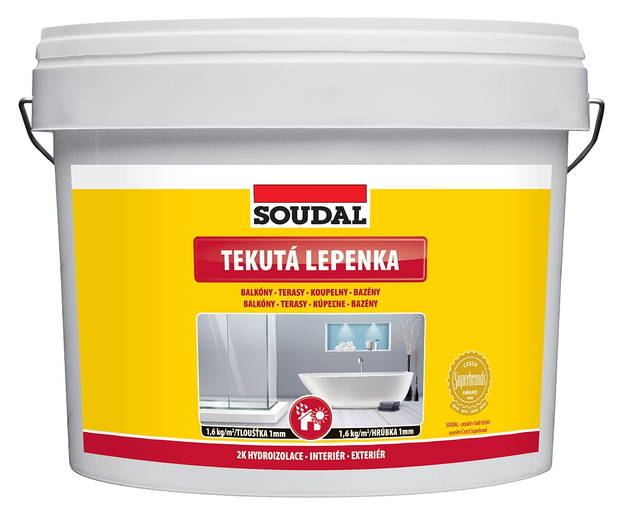 Soudal Lepenka tekutá 14 kg