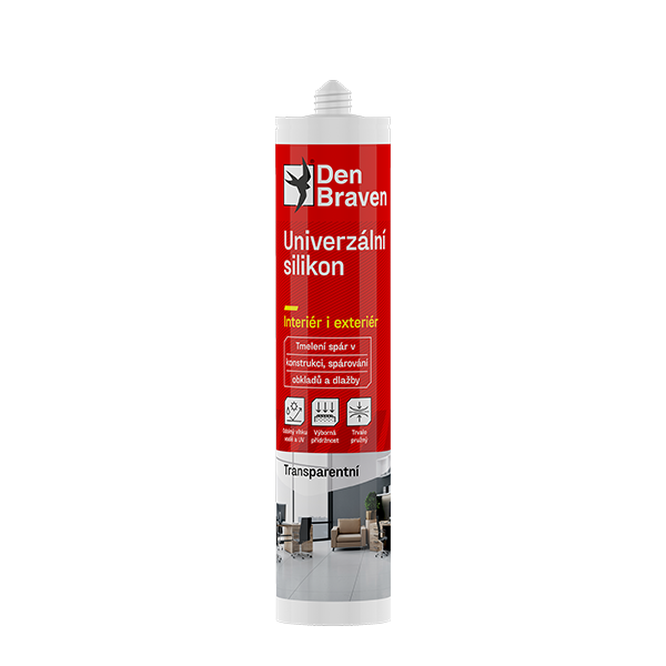 Den Braven Silikon univerzální RL transparent 280 ml