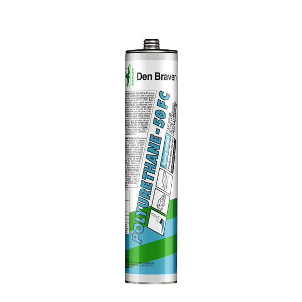 Den Braven Tmel polyuretanový PU 50 FC černý 600 ml