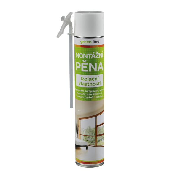 Den Braven Pěna montážní trubičková Green line 750 ml