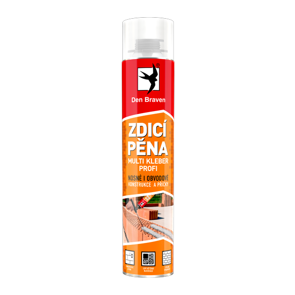 Den Braven Pěna zdicí pistolová Multi Kleber Profi 750 ml