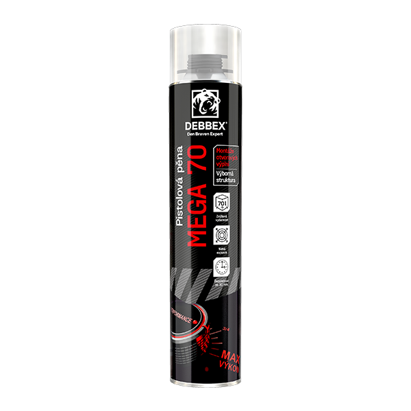 Den Braven Pěna montážní pistolová Mega 70 870 ml