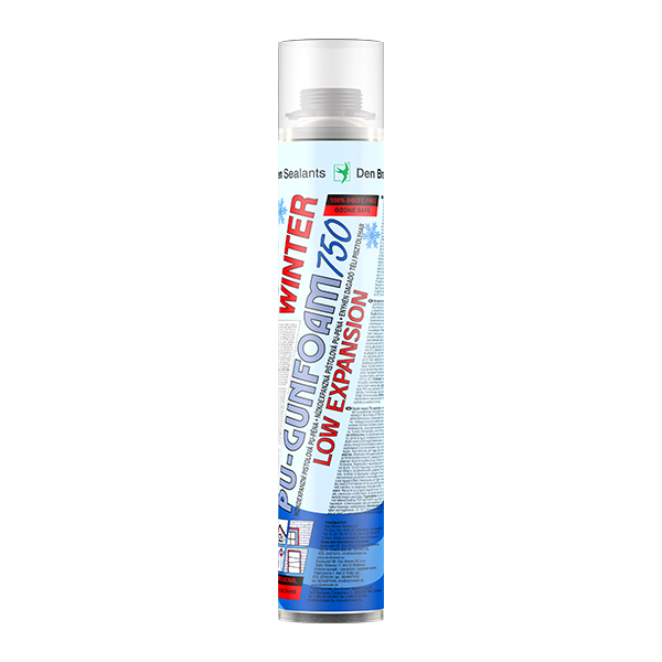 Den Braven Pěna montážní pistolová nízkoexpanzní zimní (-15 °C) 750 ml