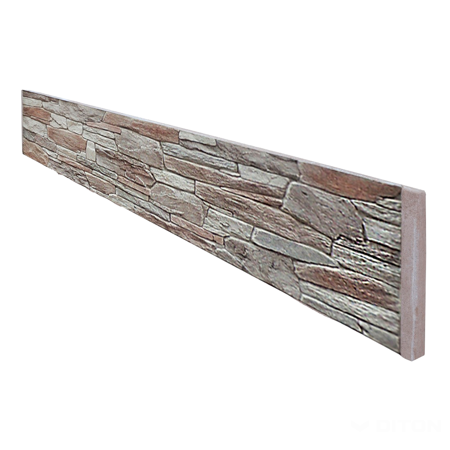 Diton Výplň plotová Quick wall stone 2070×45×400 mm jednostranná šedý mix (16)