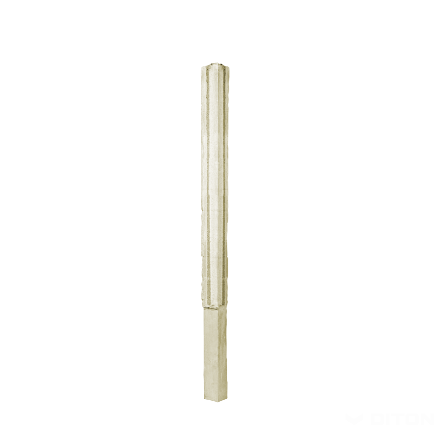 Diton Sloupek plotový Nová Trója 260 130×130×3310 mm rohový pískový (10)