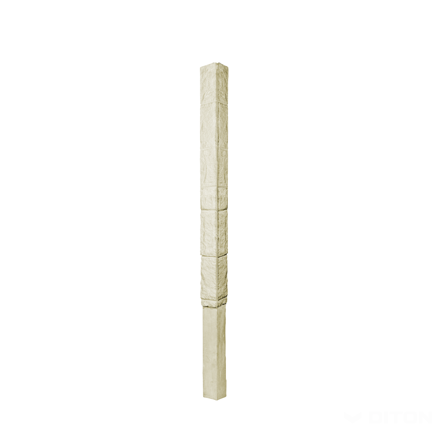 Diton Sloupek plotový Nová Trója 160 130×130×2220 mm koncový antracitový (15)