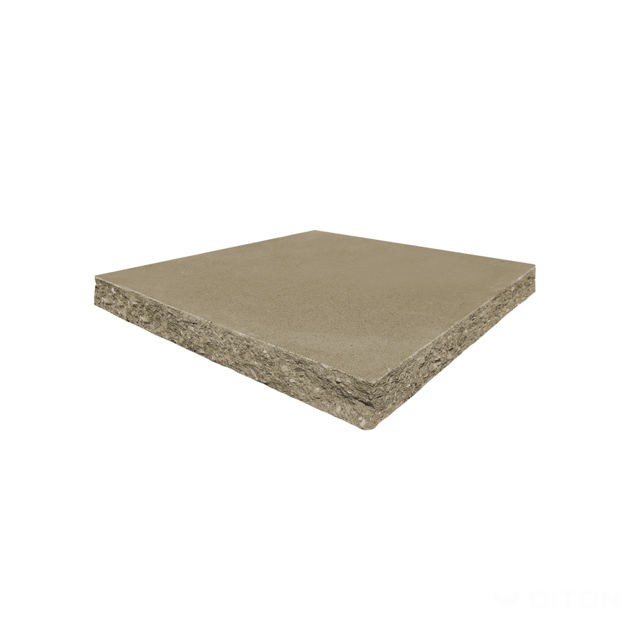 Diton Stříška plotová ZD 450×450×50 mm sloupková štípaná písková (48)