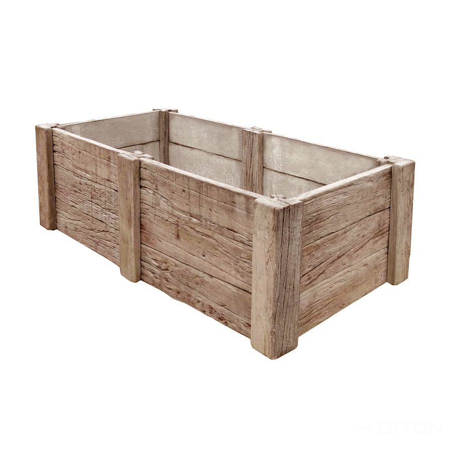 Diton Záhon betonový III. 2350×1260×750 mm Dub světlý