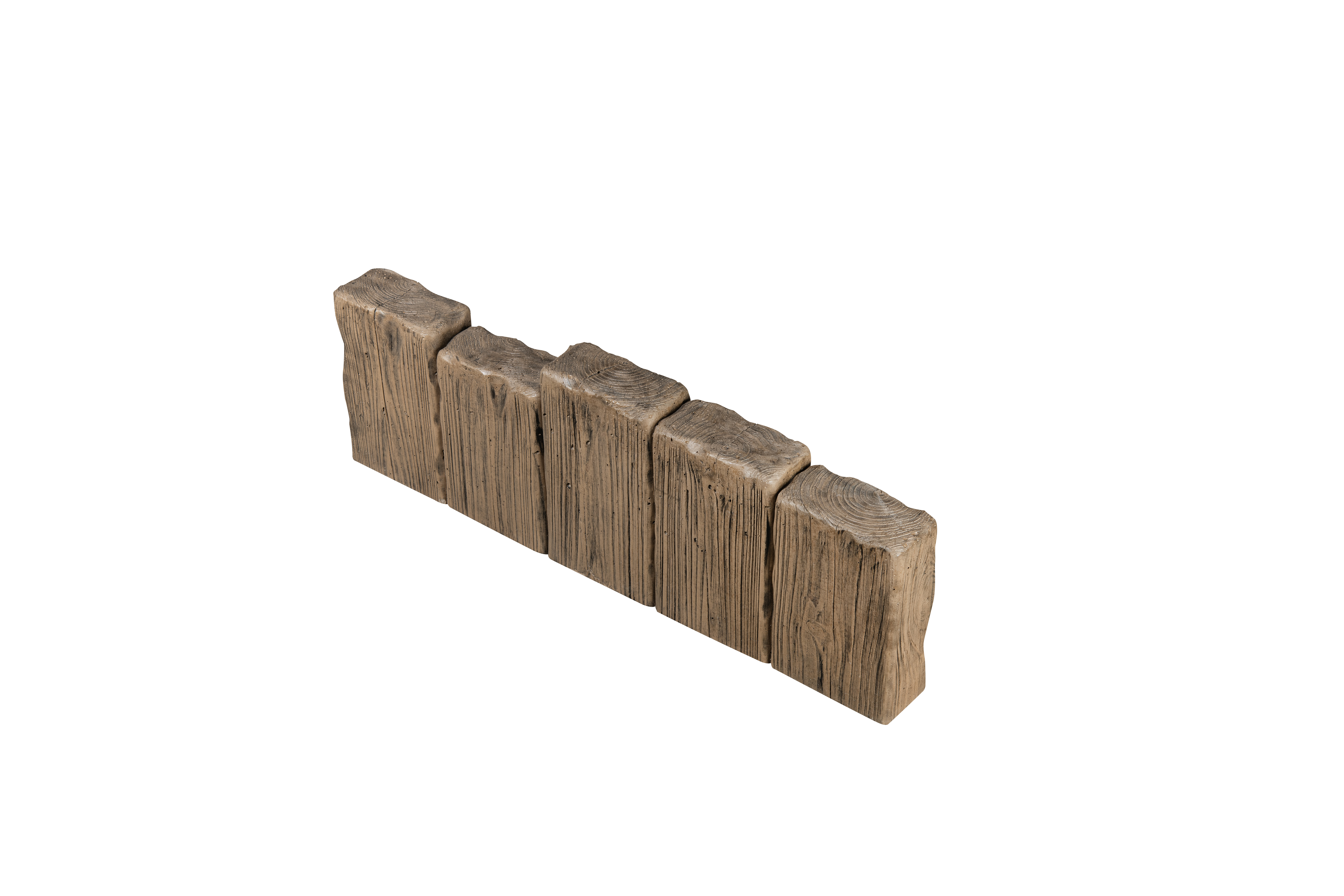 Ferobet Krajník nepravidelný 800×80×230-270 mm natur reliéfní staré dřevo (28)