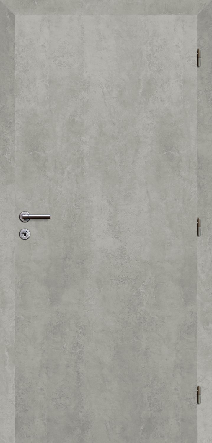 Solodoor Dveře struktur SMART plné beton 90 P oblá hrana boční