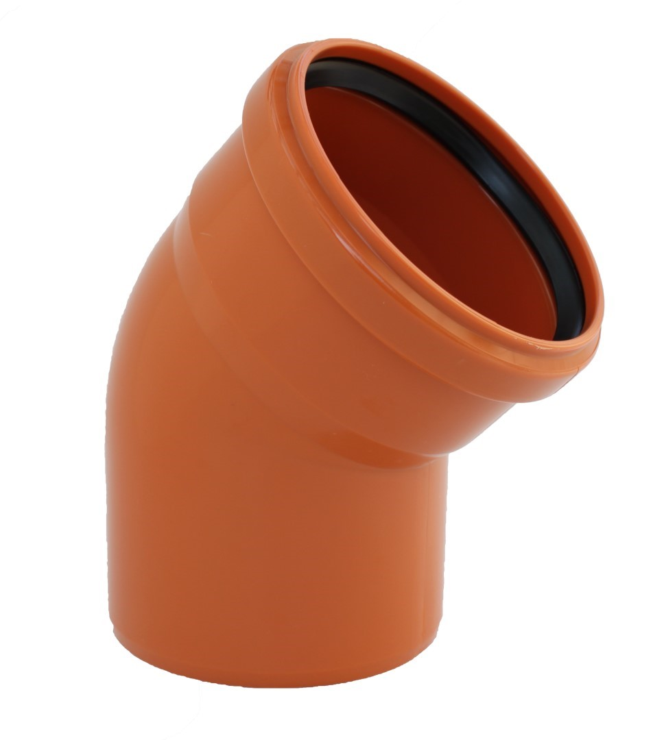 Midas Koleno kanalizační KGB DN 200 / 45°