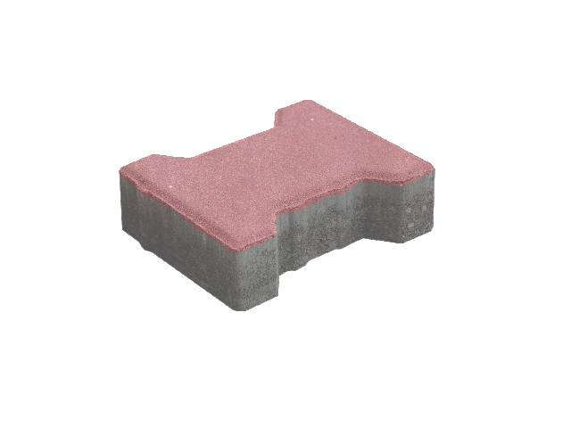 Presbeton Dlažba betonová H-profil 60 mm hladká červená (10)