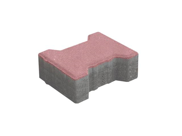 Presbeton Dlažba betonová H-profil 80 mm hladká červená (8)
