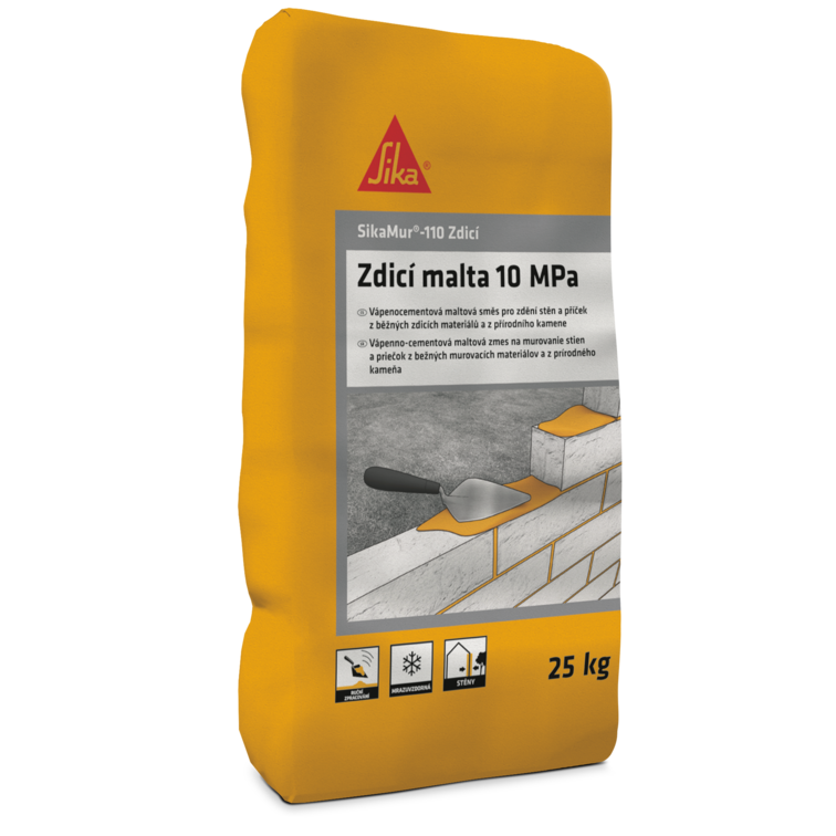 Sika Malta zdicí SikaMur-110 Zdici 10 Mpa 25 kg