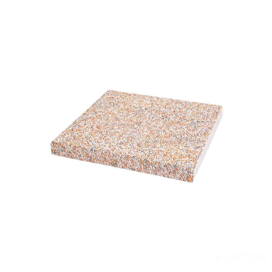 Diton Dlažba betonová vymývaná 400×400×40 mm coloro vym. 1 hrana (50)