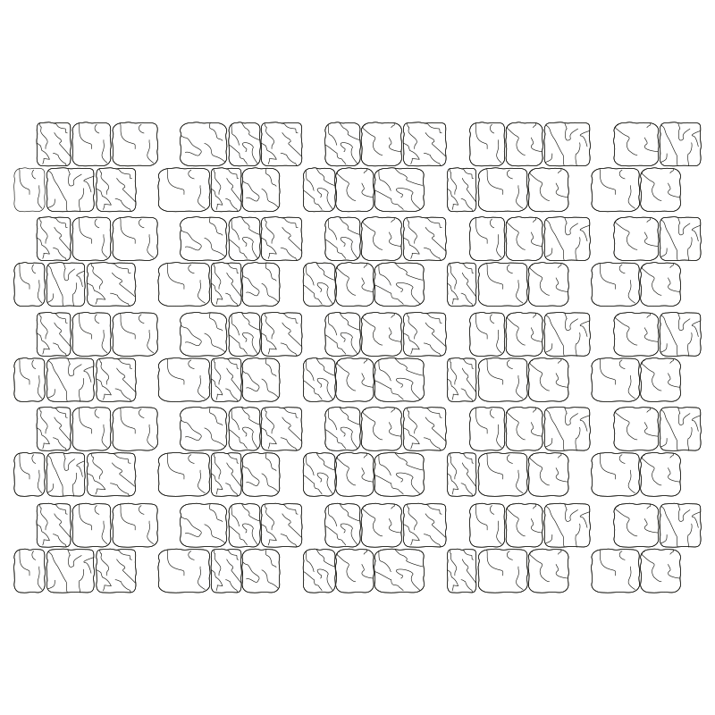 Ferobet Dlažba betonová Cubes Excelent 70 mm antracit (7,65)