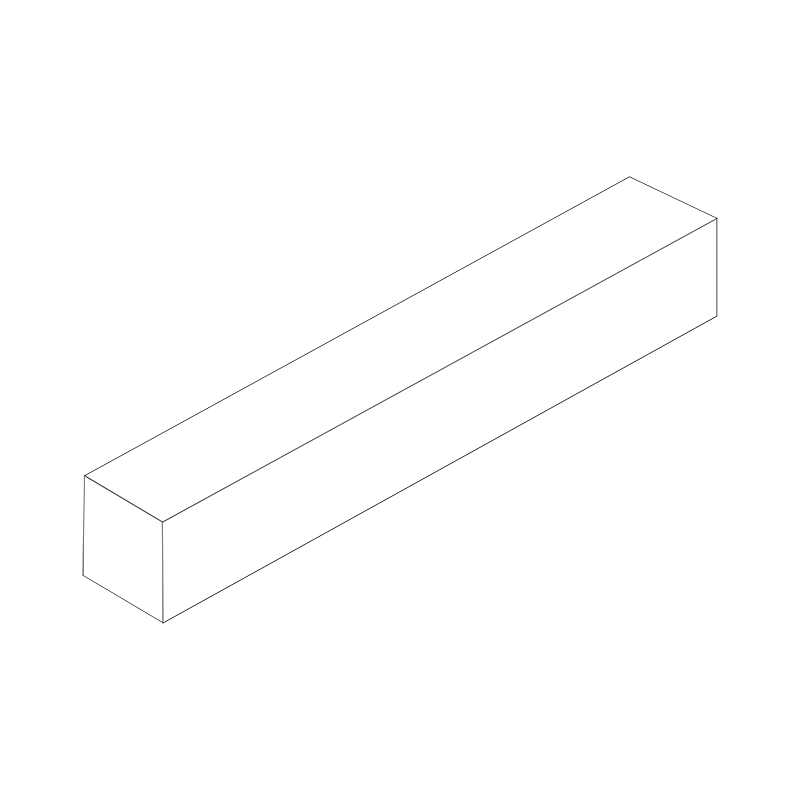 Ferobet Obrubník Quadra 100 150×150×1000 mm capua (24)