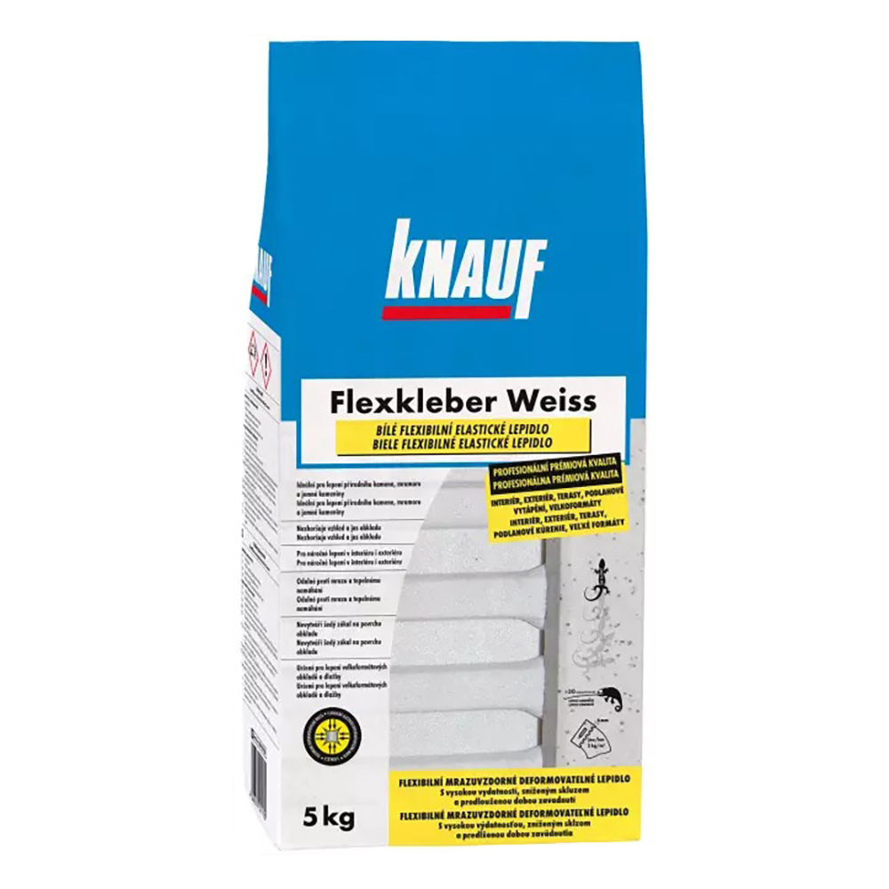 Knauf Lepidlo flexibilní Flexkleber Weiss (C2TE S1) 5 kg