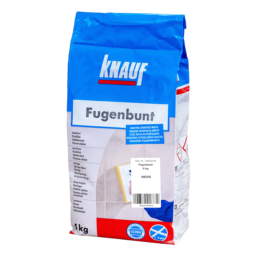 Knauf Hmota spárovací Fugenbunt weiss 5 kg