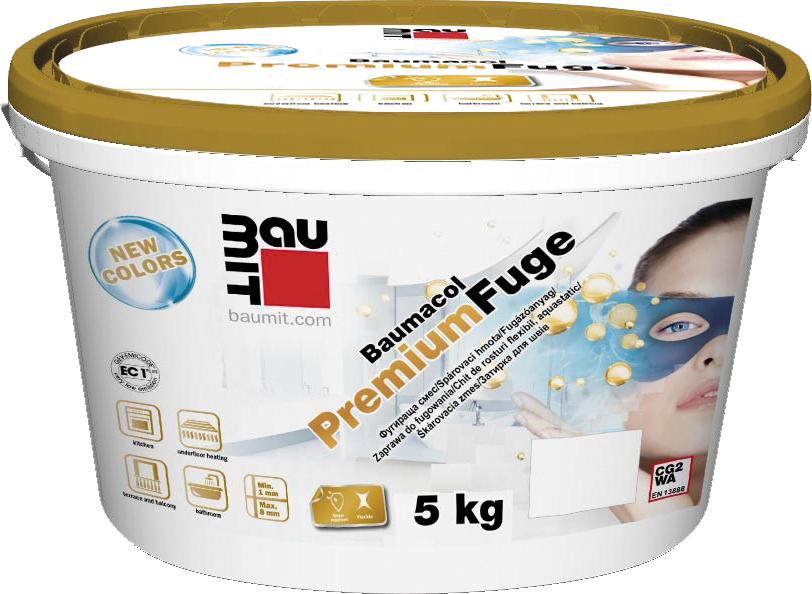 Baumit Hmota spárovací Baumacol PremiumFuge dark brown 5 kg