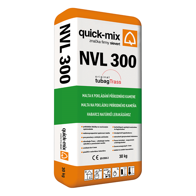 Quick-mix Malta k pokládání přírodního kamene NVL 300 bílobéžová 30 kg