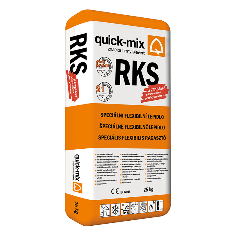 Quick-mix Lepidlo flexibilní s trasem RKS (C2TE S1) 25 kg