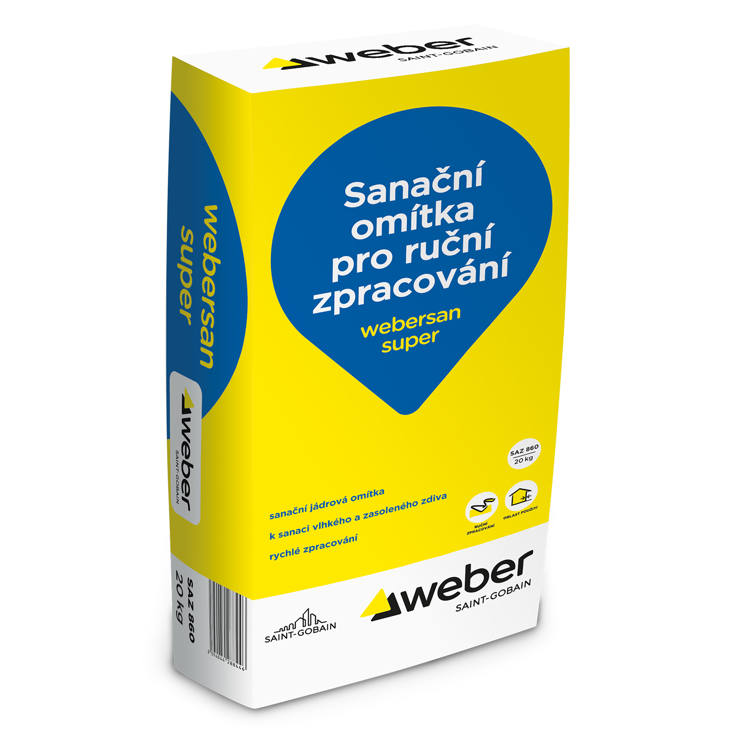 Weber Omítka sanační webersan super 20 kg