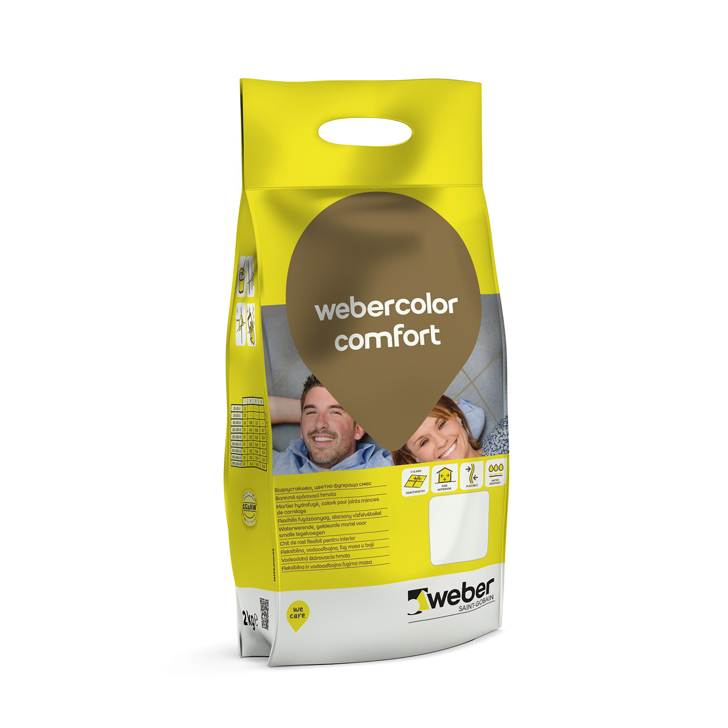 Weber Hmota spárovací webercolor comfort Mocha 2 kg