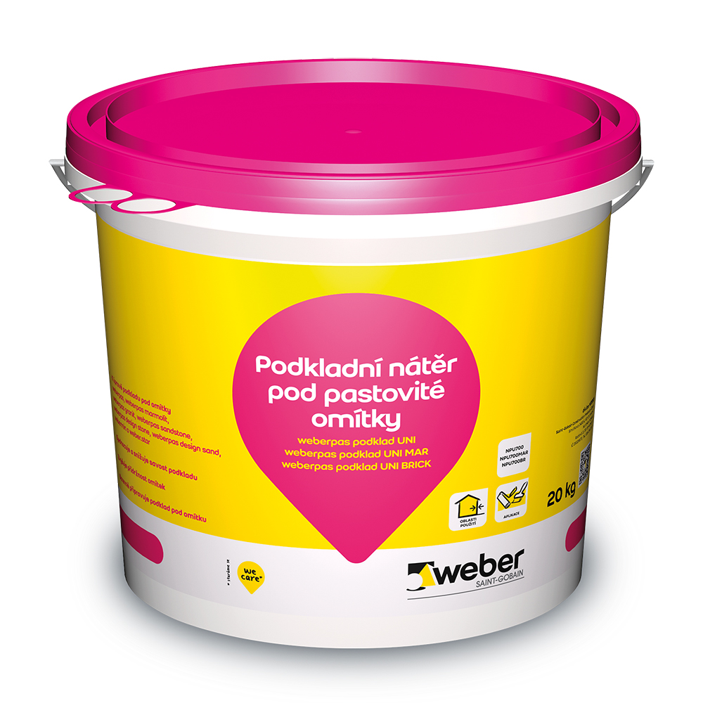 Weber Nátěr pokladní weberpas podklad UNI bílá 20 kg