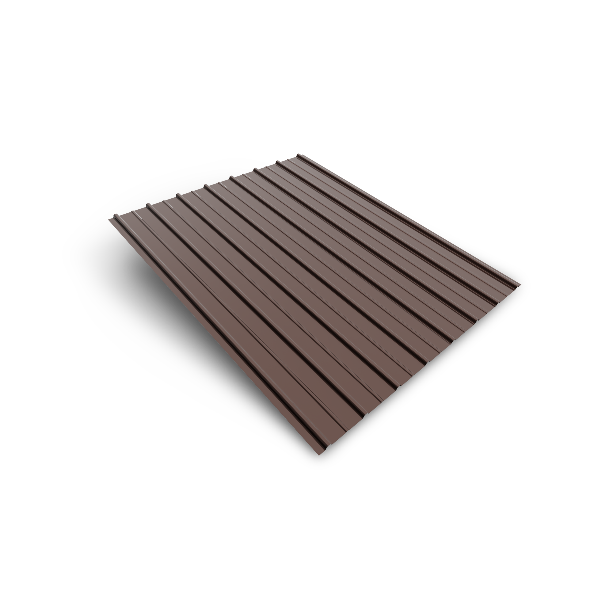 Smart cover solution Plech trapézový Smart CS H12 plus 906×1500×0,4 mm Zn 275 RAL 8017 hnědý