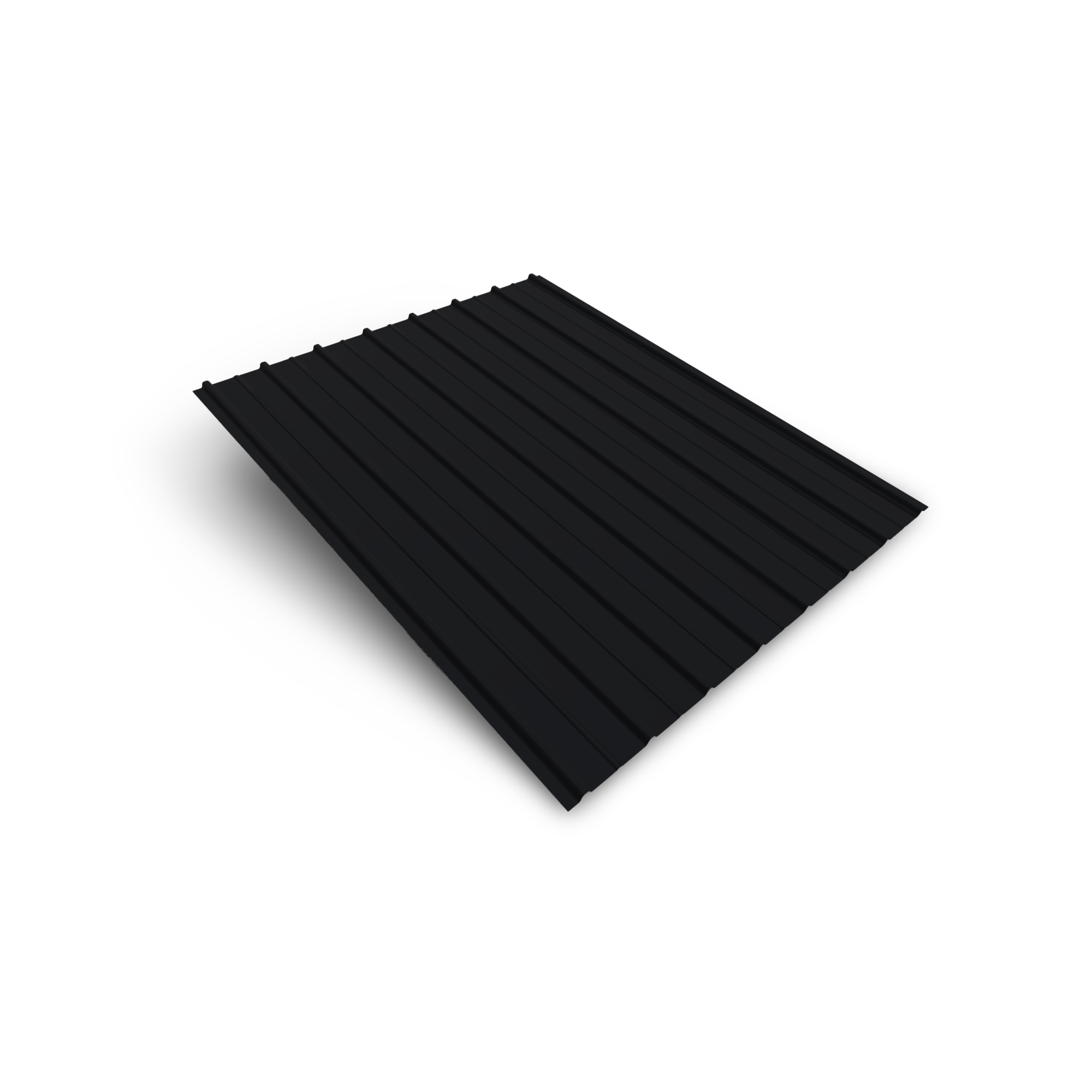 Smart cover solution Plech trapézový Smart CS H12 plus 906×1500×0,4 mm Zn 275 RAL 9005 černý