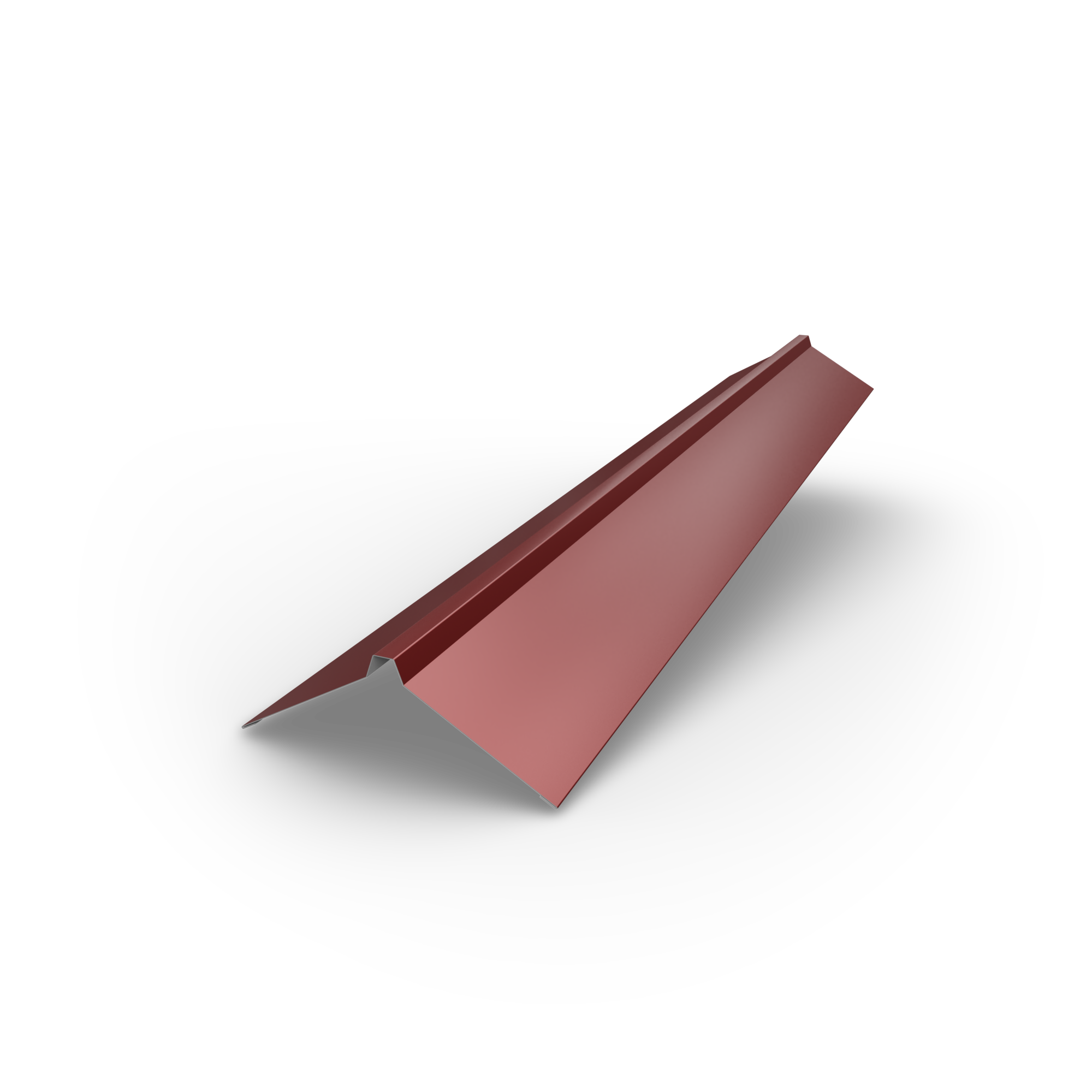 Smart cover solution Hřebenáč rovný Smart CS H12 1000×0,4 mm Zn 275 lak RAL 3011 červený