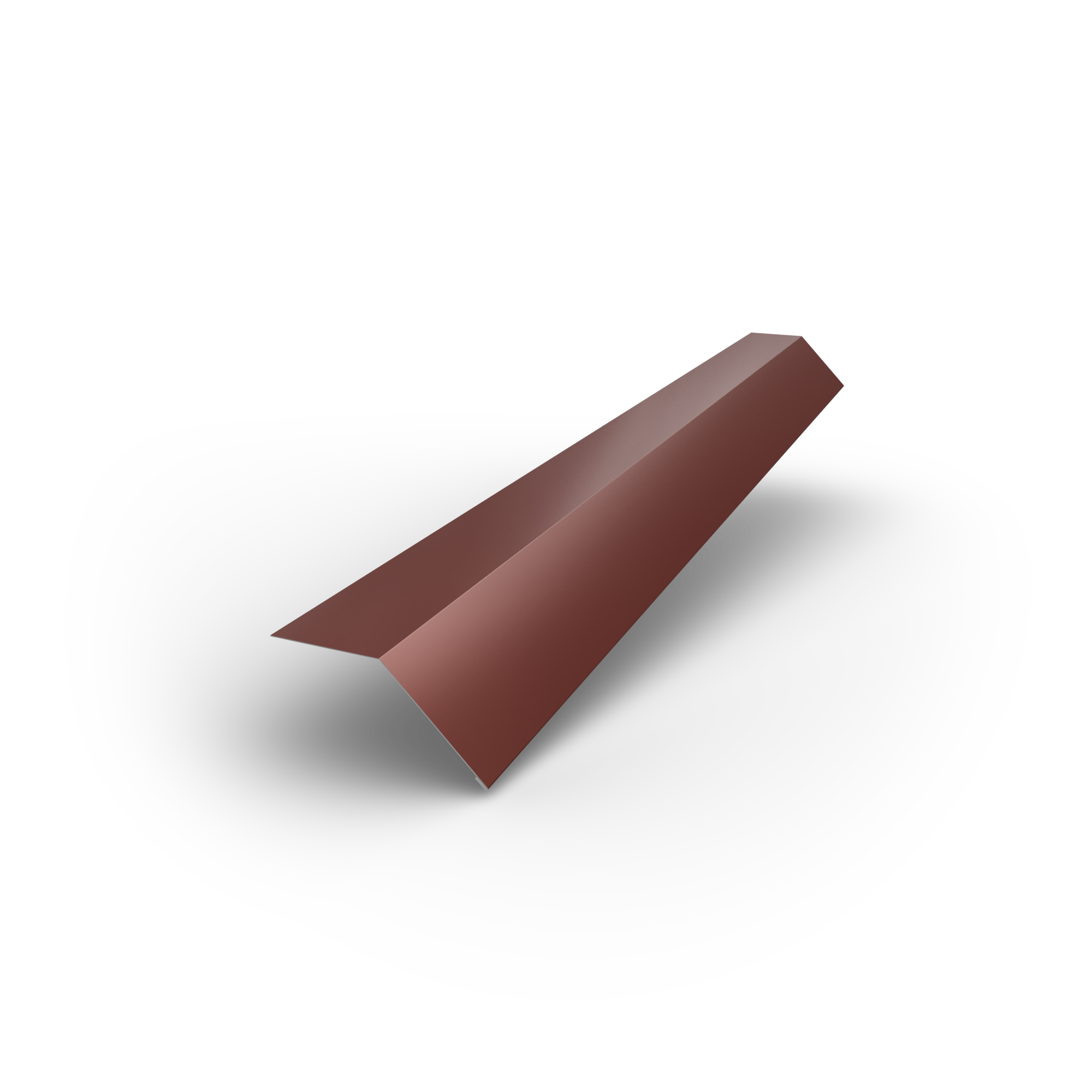 Smart cover solution Lišta okapní Smart CS H12 2000×0,4 mm Zn 275 lak RAL 3009 terakota
