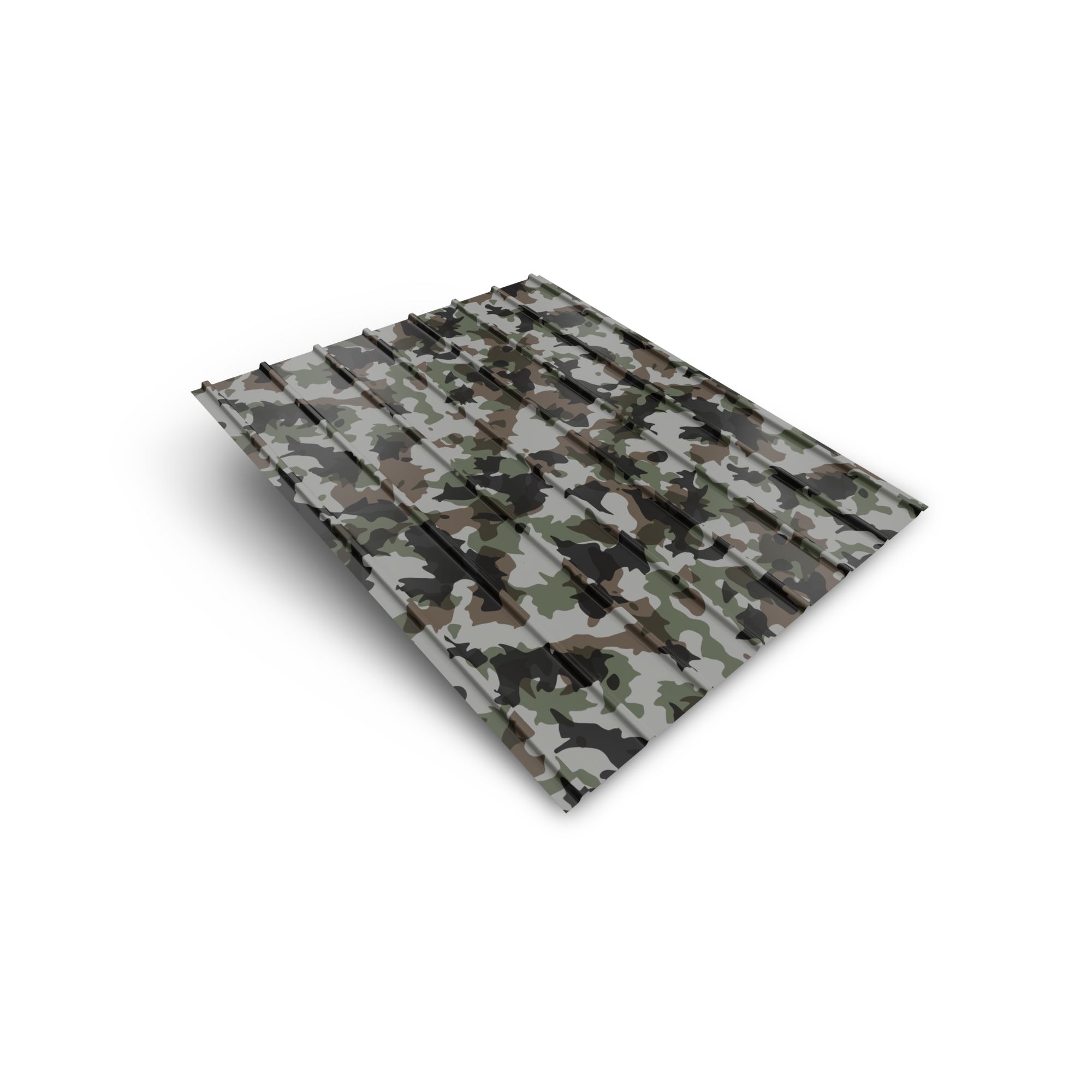 Smart cover solution Plech trapézový Smart CS H12 2000×910×0,4 mm Az 150 camouflage
