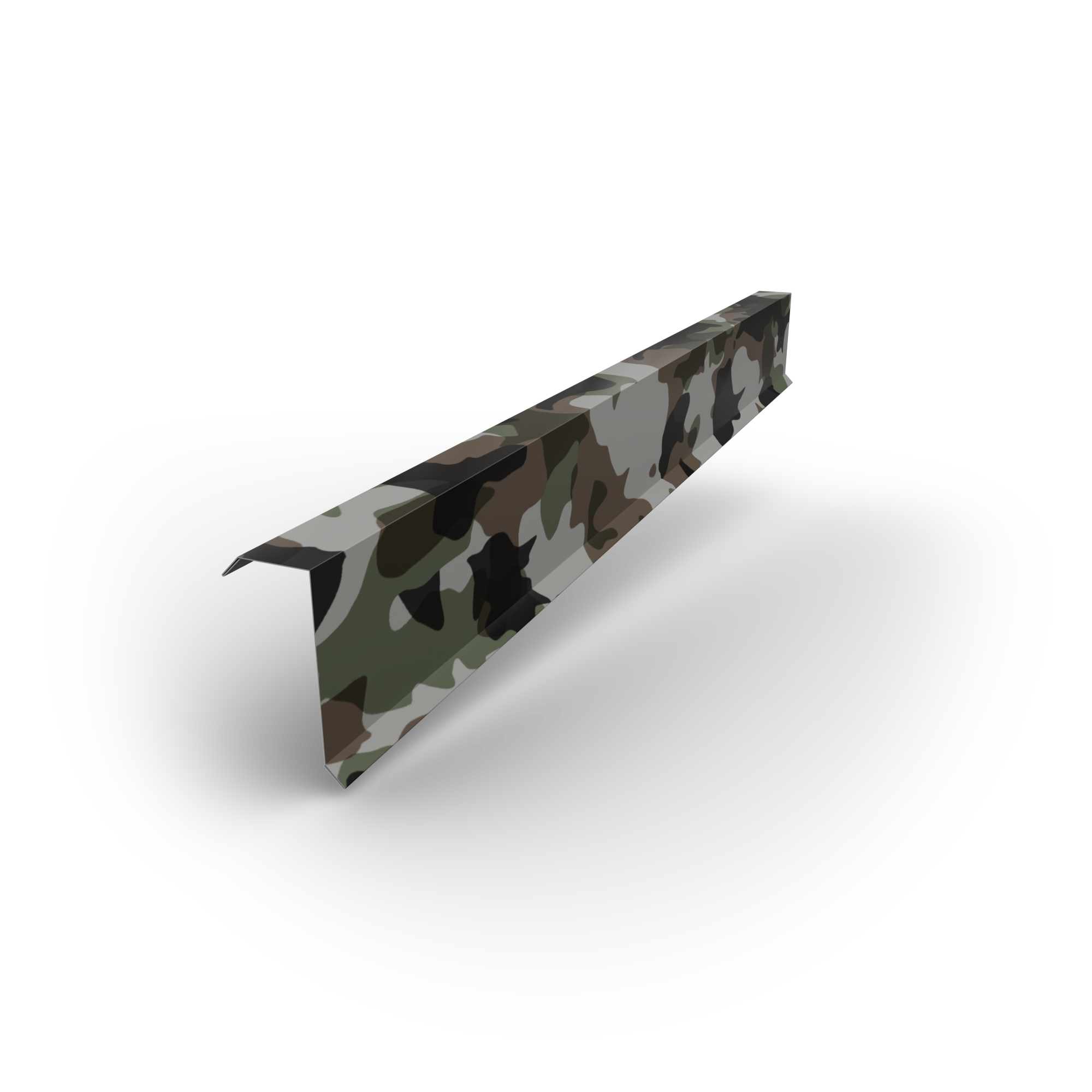 Smart cover solution Lišta závětrná Smart CS H12 2000×0,4 mm Zn 275 lak camouflage