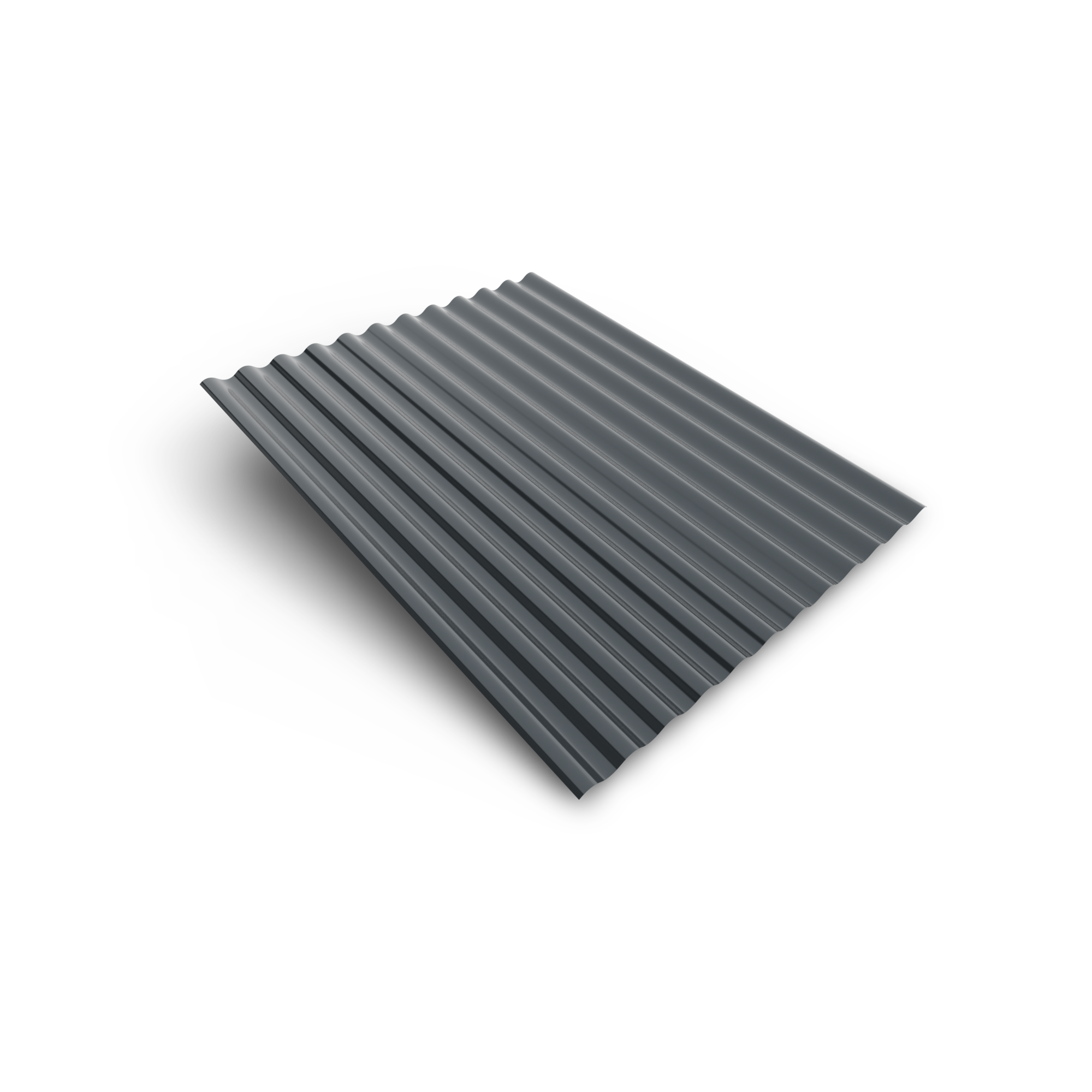 Smart cover solution Plech vlnitý Smart CS S18 883×1500×0,4 mm Zn 275 RAL 7016 antracit