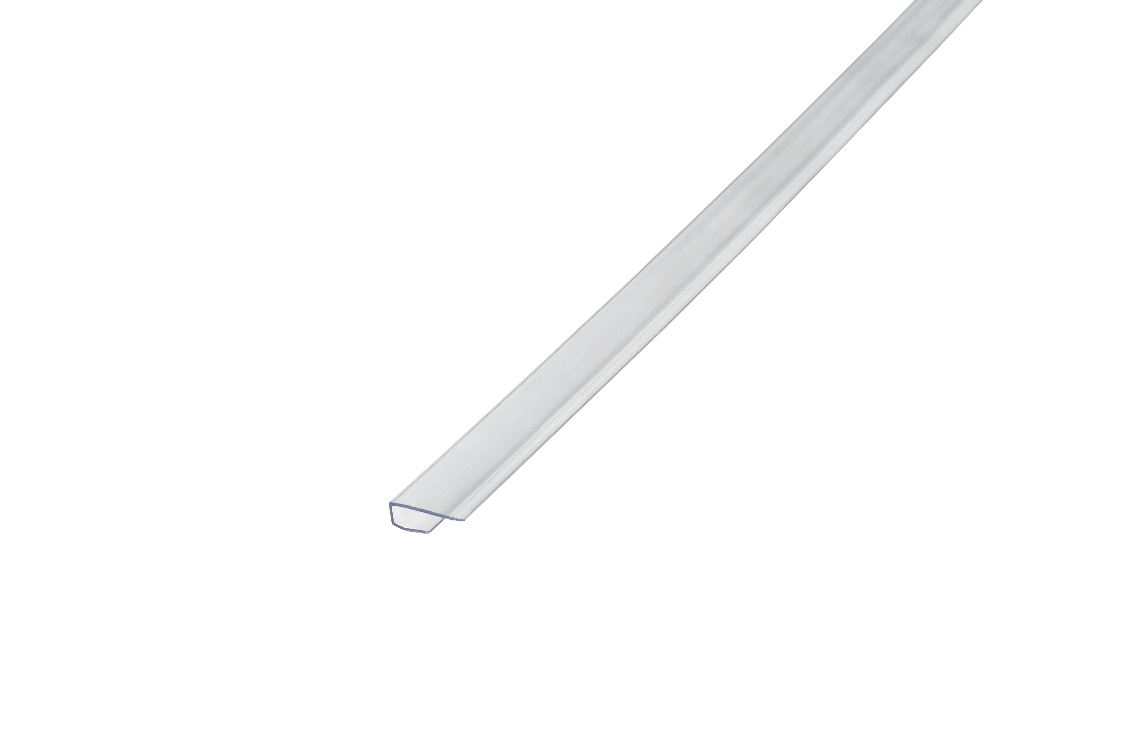 Smart cover solution Profil polykarbonátový LPU Smart CS 2100×10 mm ukončovací čirý