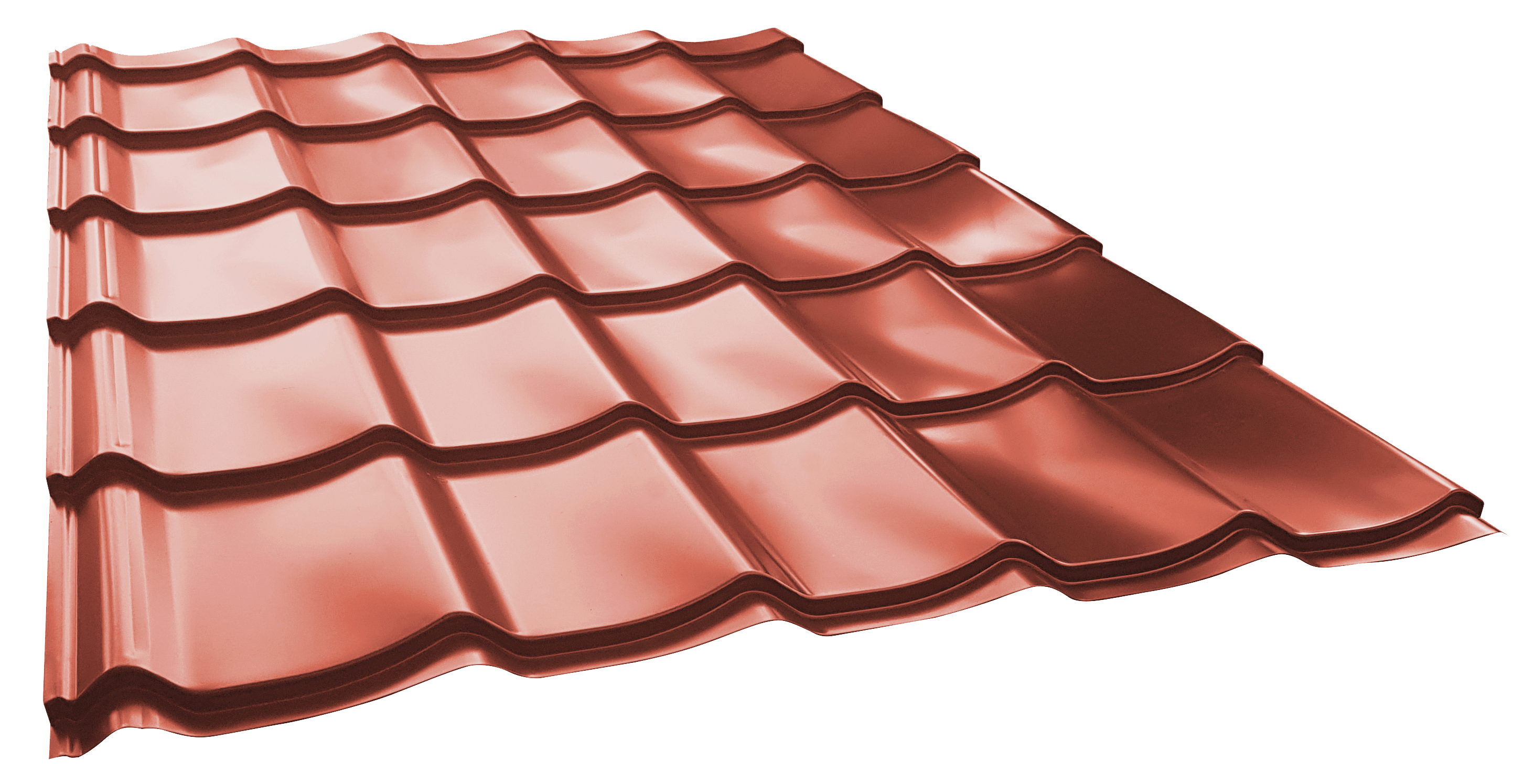 Smart cover solution Krytina ocelová Smart CS PRIMA 1215×4300×0,5 mm Zn 275 RAL 3009 terakota