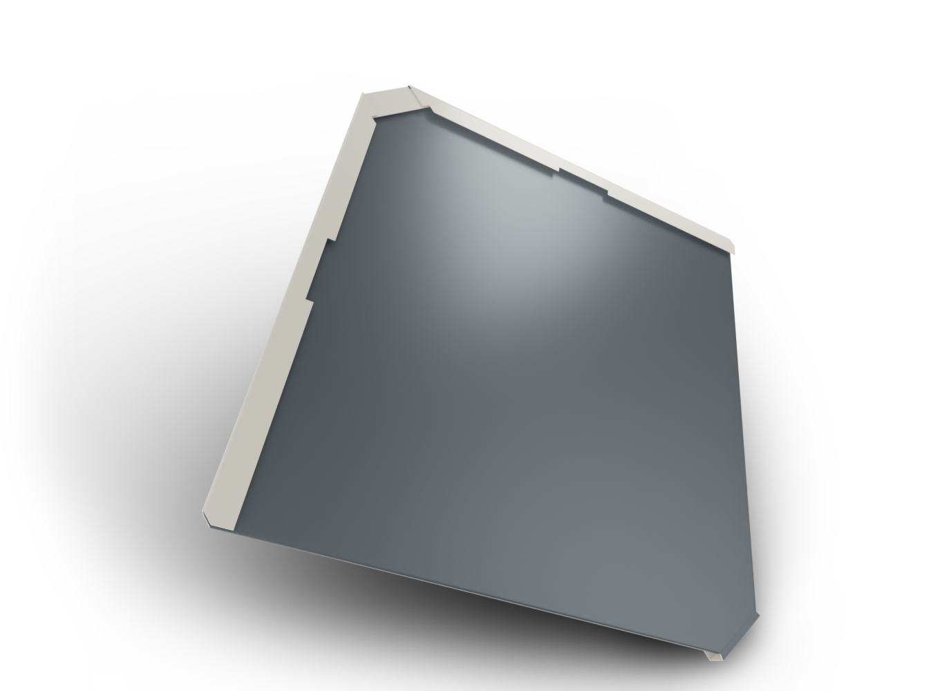 Belprofile Šablona základní Quadra MagneZinc 316×316×0,55 mm RAL 7016